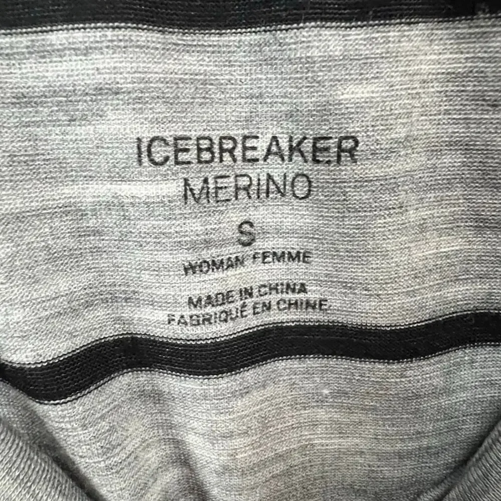 Icebreaker Gray and Black Striped Mini Skirt - Picture 10 of 11